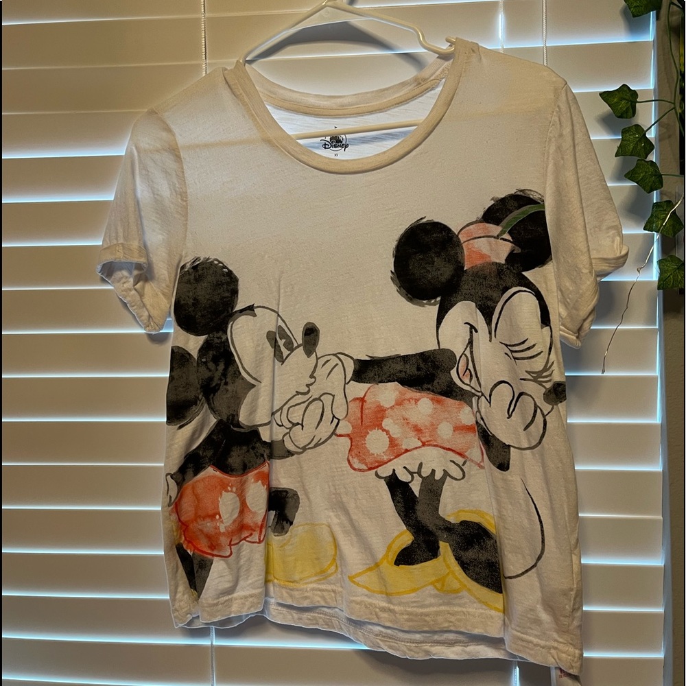 Minnie and Mickey Mouse shirt!